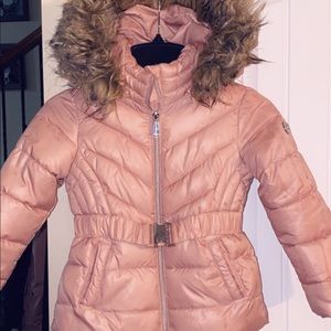 Toddler Girls Michael Kors Puff Jacket- 4T